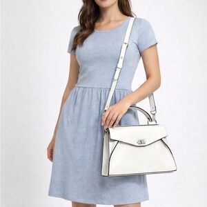 Proenza Schouler White Structured Top-Handle Satchel